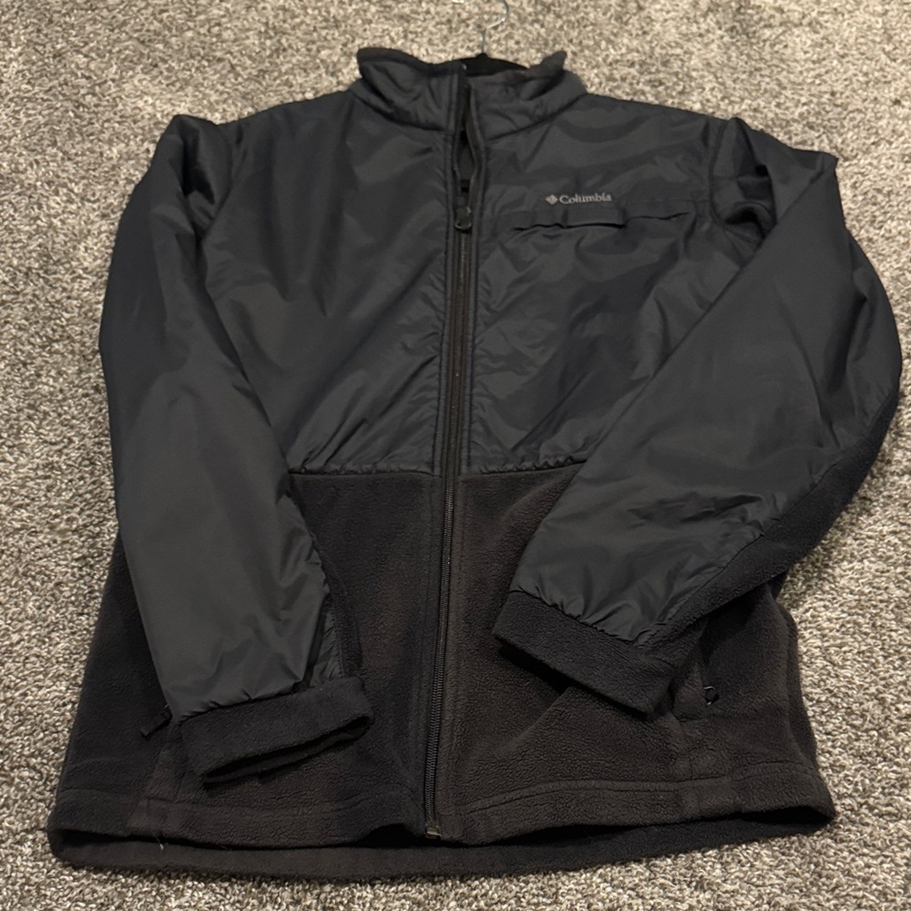 Columbia Black Full-Zip Jacket